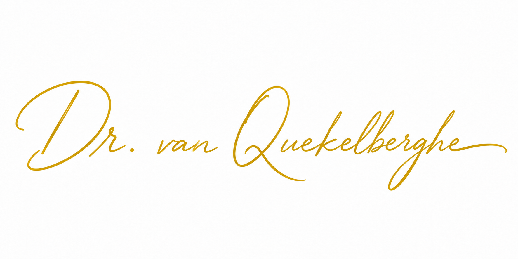 Unterschrift Dr. van Quekelberghe